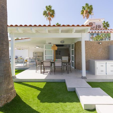 Aquarium Bungalow Private Jacuzzi, 3 Bedrooms, Ac And Bikes Maspalomas  Zewnętrze zdjęcie